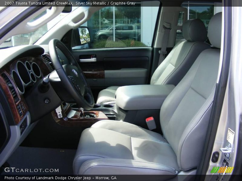 Silver Sky Metallic / Graphite Gray 2007 Toyota Tundra Limited CrewMax
