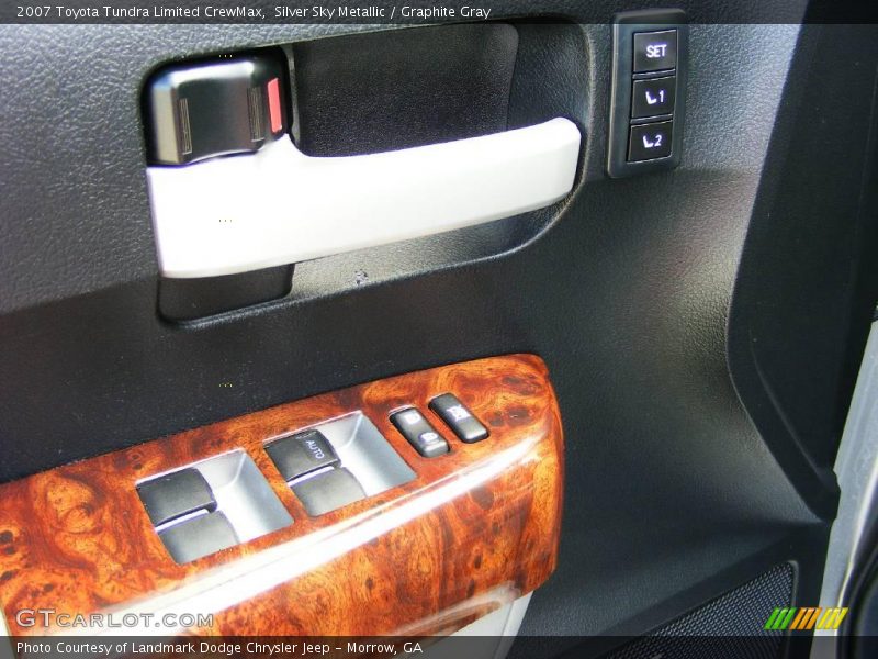 Silver Sky Metallic / Graphite Gray 2007 Toyota Tundra Limited CrewMax