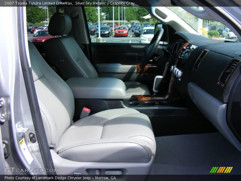 Silver Sky Metallic / Graphite Gray 2007 Toyota Tundra Limited CrewMax