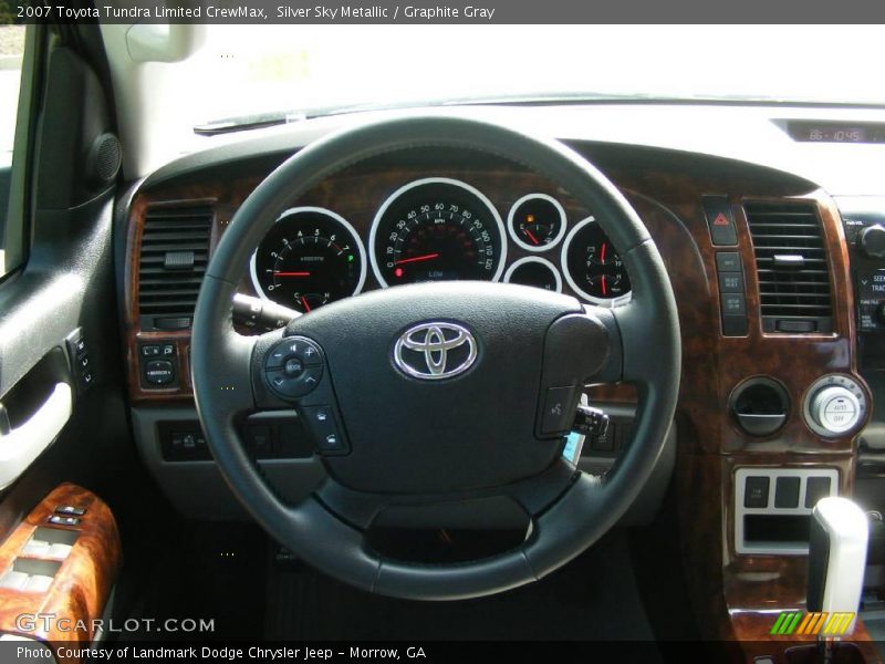 Silver Sky Metallic / Graphite Gray 2007 Toyota Tundra Limited CrewMax