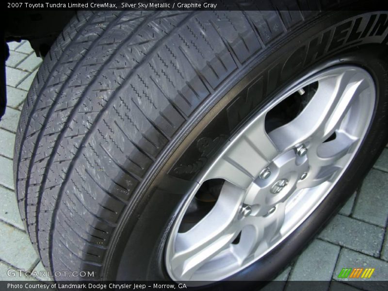 Silver Sky Metallic / Graphite Gray 2007 Toyota Tundra Limited CrewMax