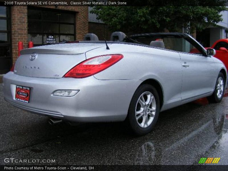 Classic Silver Metallic / Dark Stone 2008 Toyota Solara SE V6 Convertible