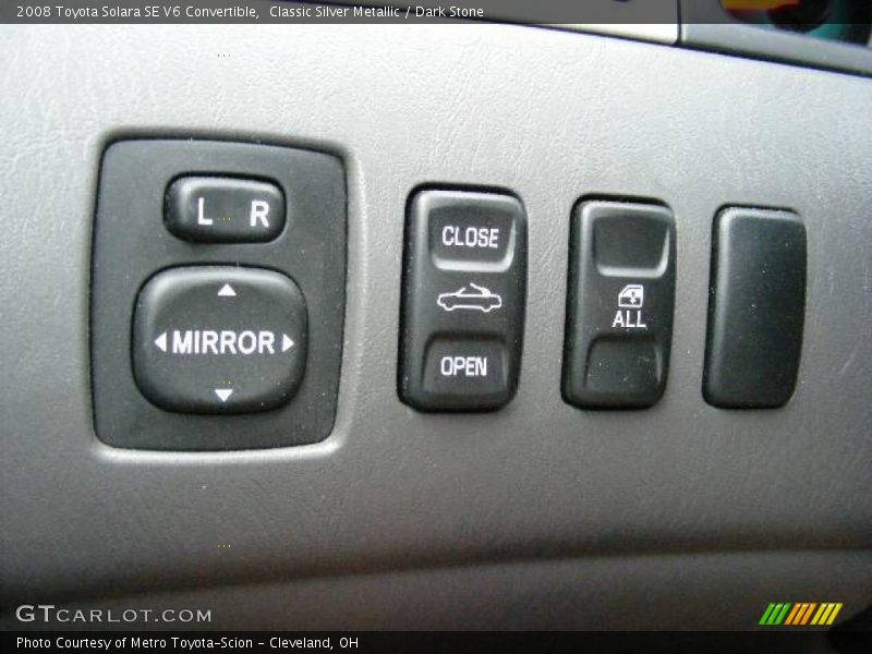 Classic Silver Metallic / Dark Stone 2008 Toyota Solara SE V6 Convertible