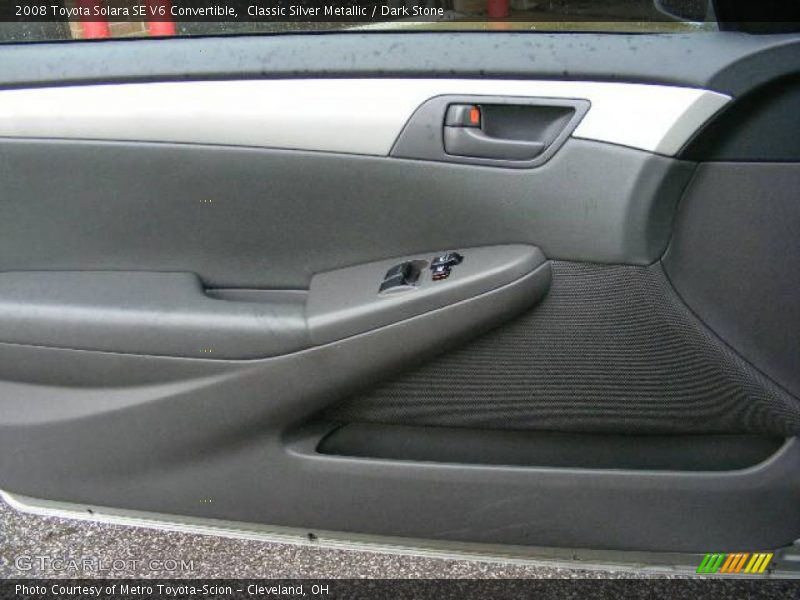 Classic Silver Metallic / Dark Stone 2008 Toyota Solara SE V6 Convertible