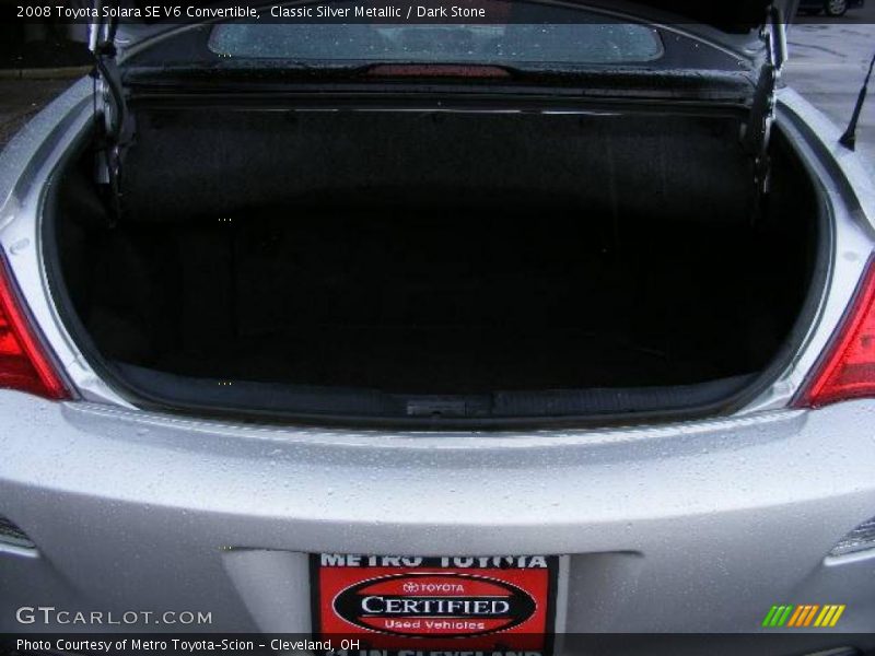 Classic Silver Metallic / Dark Stone 2008 Toyota Solara SE V6 Convertible