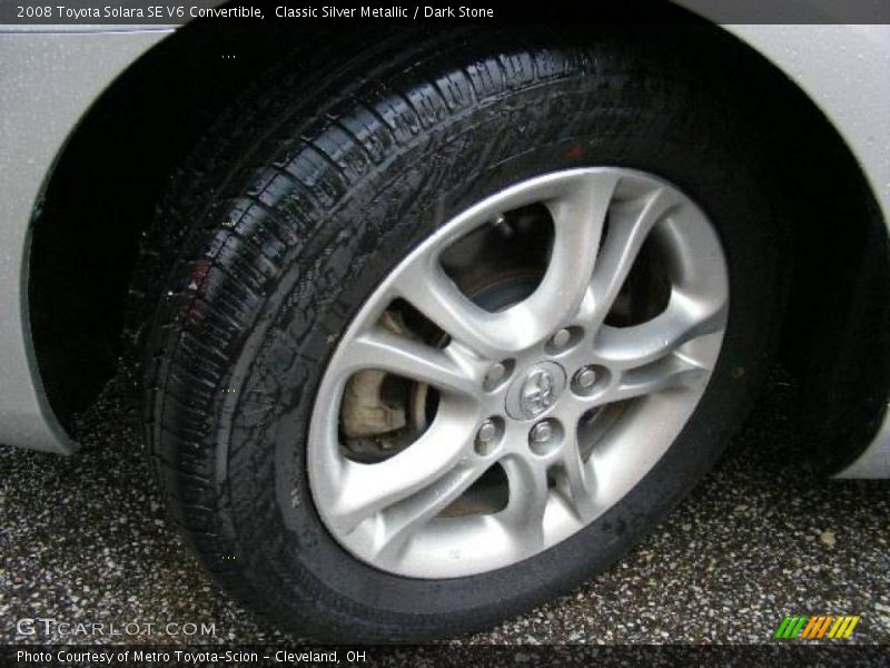 Classic Silver Metallic / Dark Stone 2008 Toyota Solara SE V6 Convertible