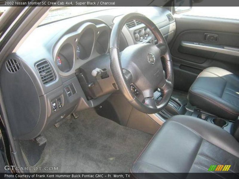 Super Black / Charcoal 2002 Nissan Frontier SC Crew Cab 4x4