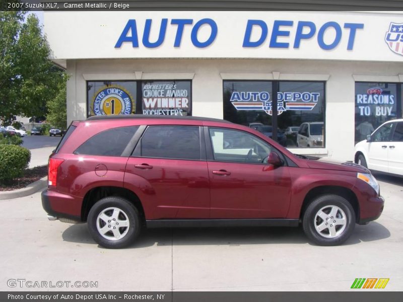Garnet Metallic / Beige 2007 Suzuki XL7