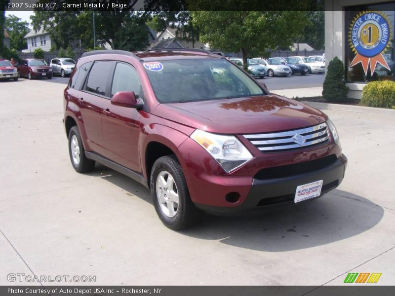Garnet Metallic / Beige 2007 Suzuki XL7