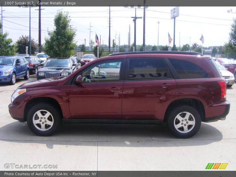 Garnet Metallic / Beige 2007 Suzuki XL7