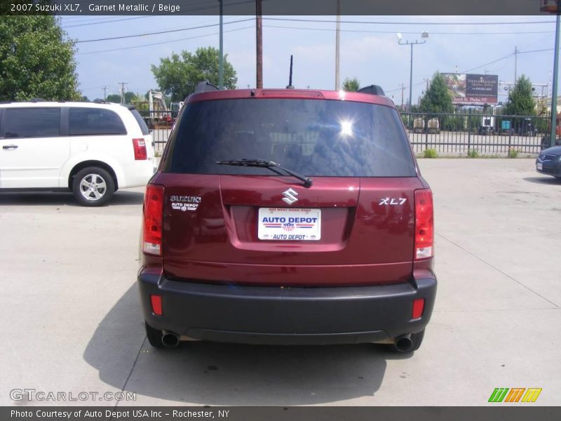 Garnet Metallic / Beige 2007 Suzuki XL7