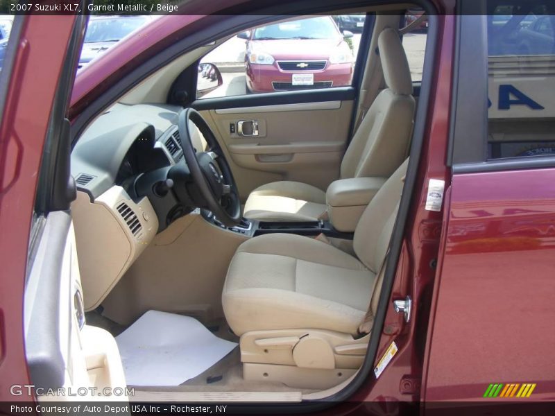 Garnet Metallic / Beige 2007 Suzuki XL7