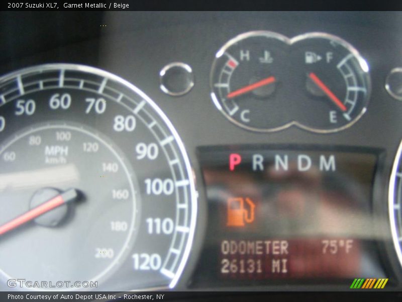 Garnet Metallic / Beige 2007 Suzuki XL7
