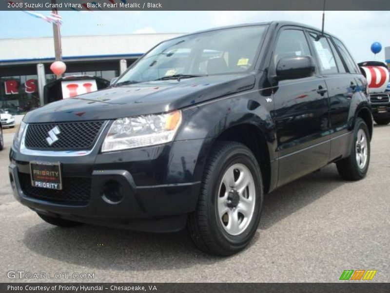 Black Pearl Metallic / Black 2008 Suzuki Grand Vitara