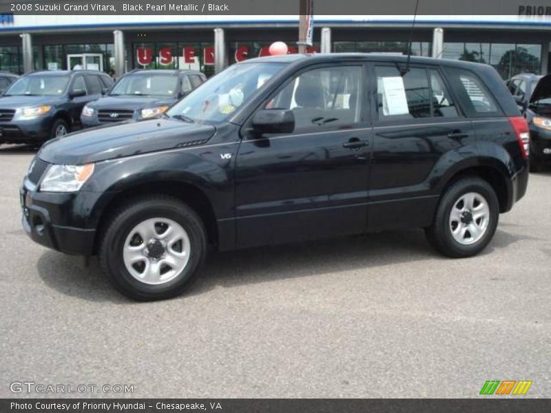 Black Pearl Metallic / Black 2008 Suzuki Grand Vitara