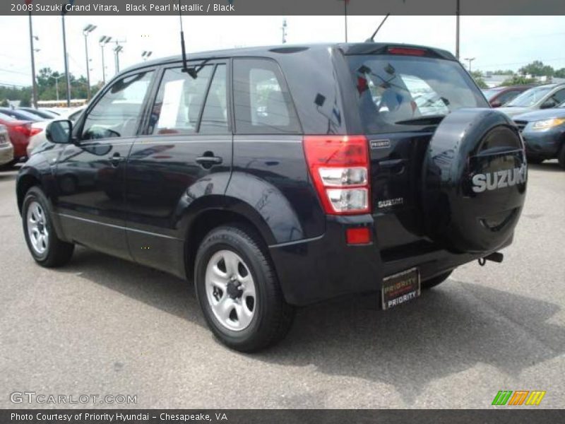 Black Pearl Metallic / Black 2008 Suzuki Grand Vitara