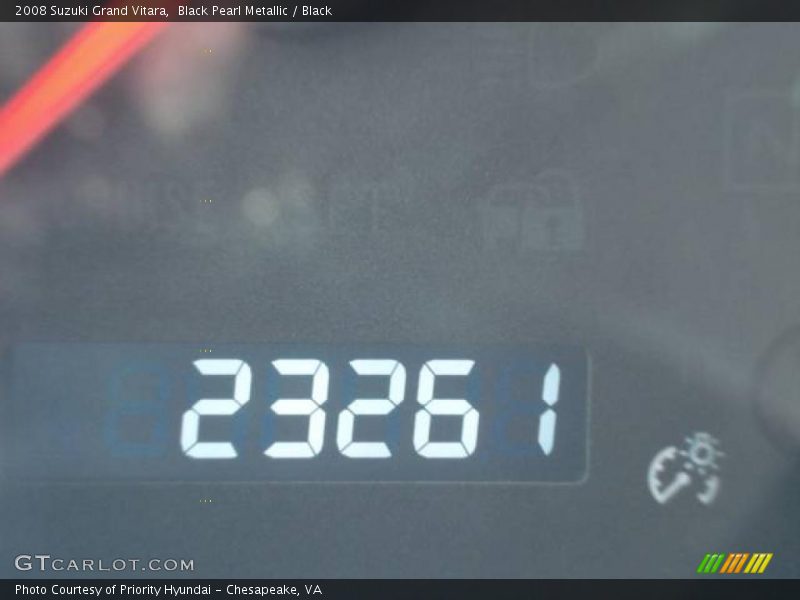 Black Pearl Metallic / Black 2008 Suzuki Grand Vitara