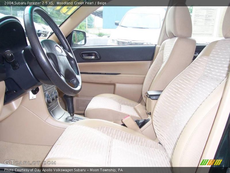 Woodland Green Pearl / Beige 2004 Subaru Forester 2.5 XS