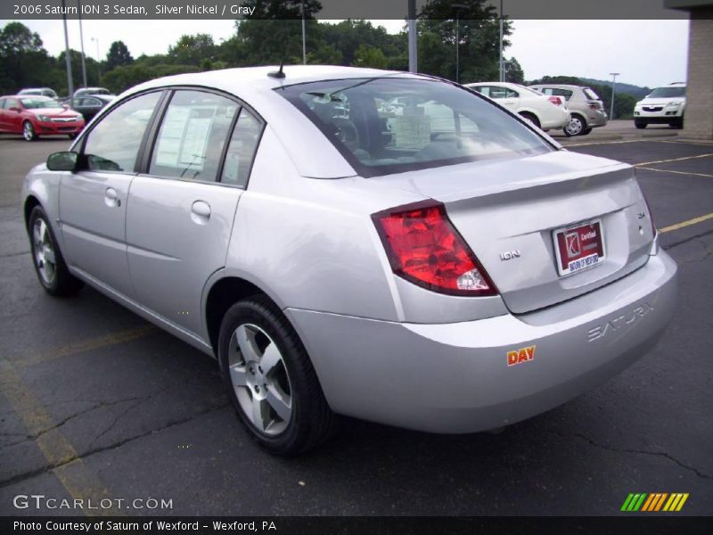 Silver Nickel / Gray 2006 Saturn ION 3 Sedan