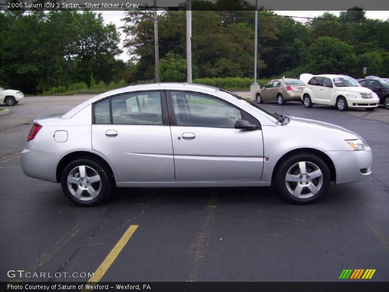 Silver Nickel / Gray 2006 Saturn ION 3 Sedan