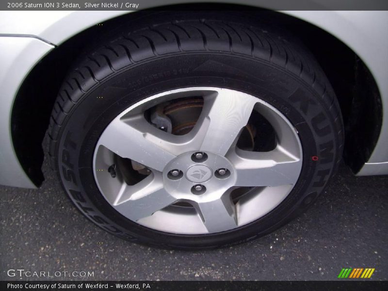Silver Nickel / Gray 2006 Saturn ION 3 Sedan