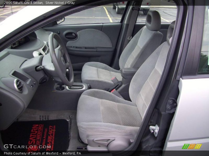 Silver Nickel / Gray 2006 Saturn ION 3 Sedan