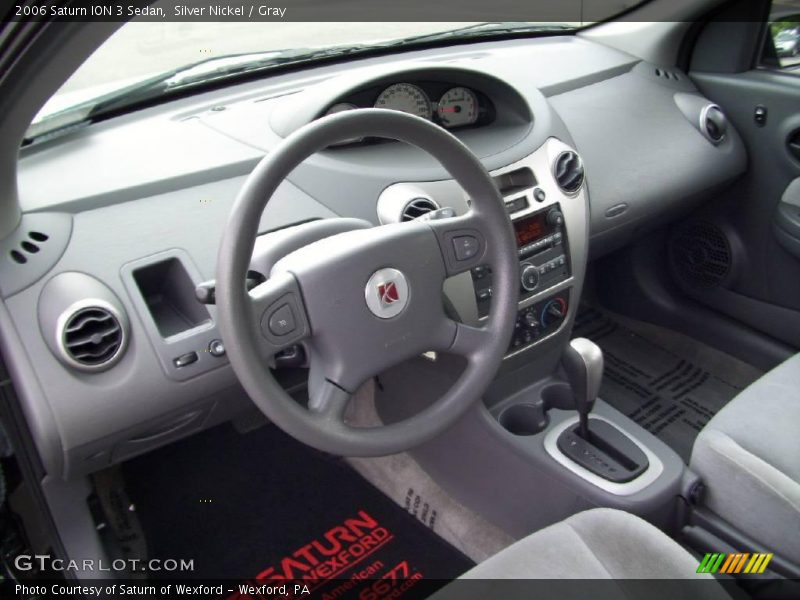 Silver Nickel / Gray 2006 Saturn ION 3 Sedan