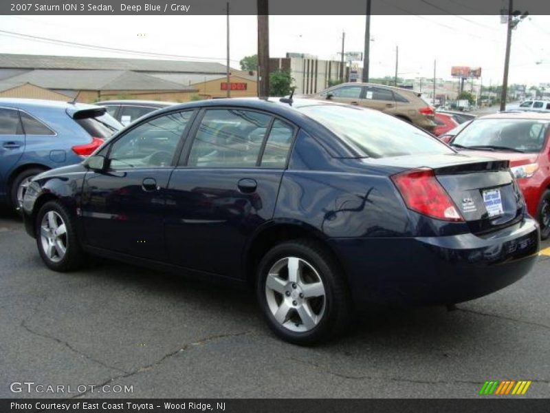 Deep Blue / Gray 2007 Saturn ION 3 Sedan