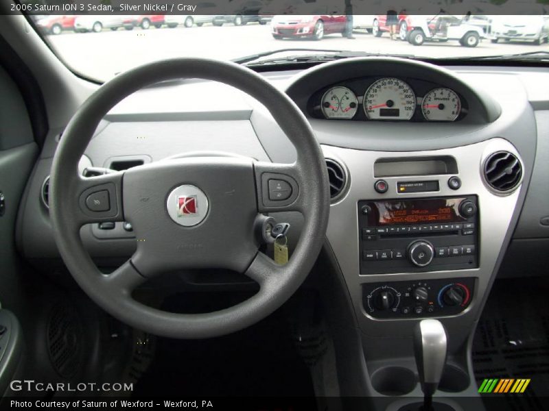 Silver Nickel / Gray 2006 Saturn ION 3 Sedan