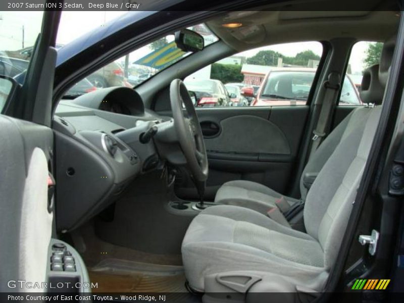 Deep Blue / Gray 2007 Saturn ION 3 Sedan