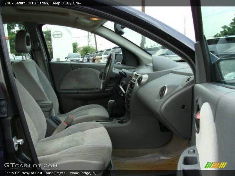 Deep Blue / Gray 2007 Saturn ION 3 Sedan