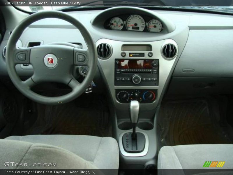 Deep Blue / Gray 2007 Saturn ION 3 Sedan