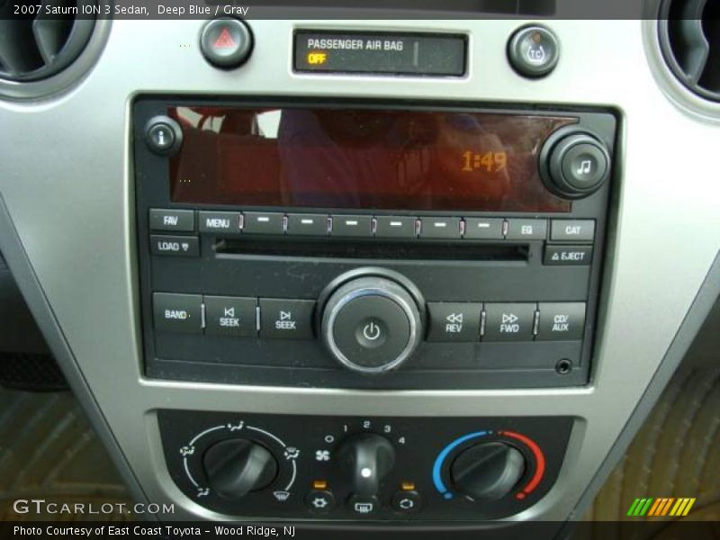 Deep Blue / Gray 2007 Saturn ION 3 Sedan