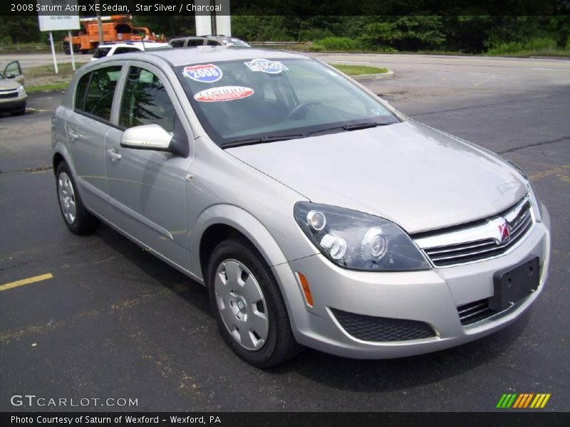 Star Silver / Charcoal 2008 Saturn Astra XE Sedan