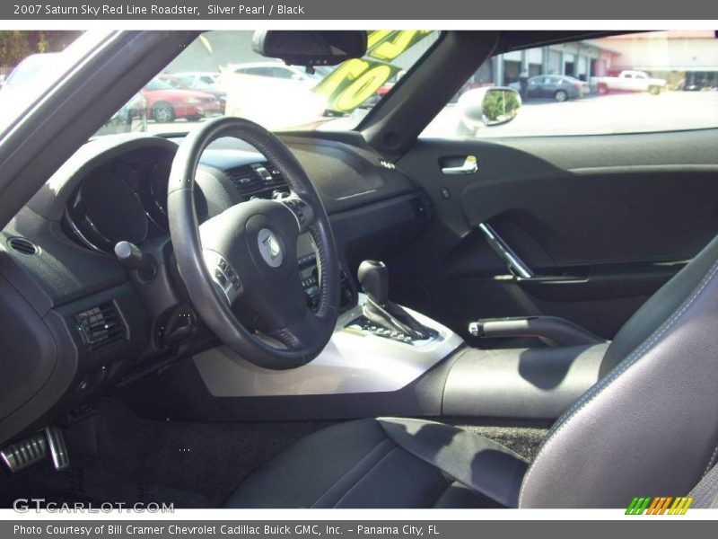Silver Pearl / Black 2007 Saturn Sky Red Line Roadster