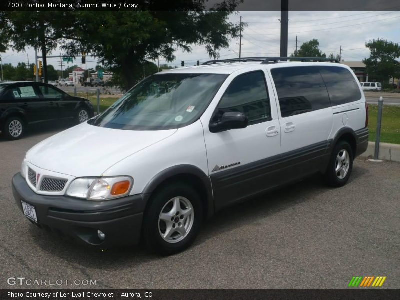 Summit White / Gray 2003 Pontiac Montana