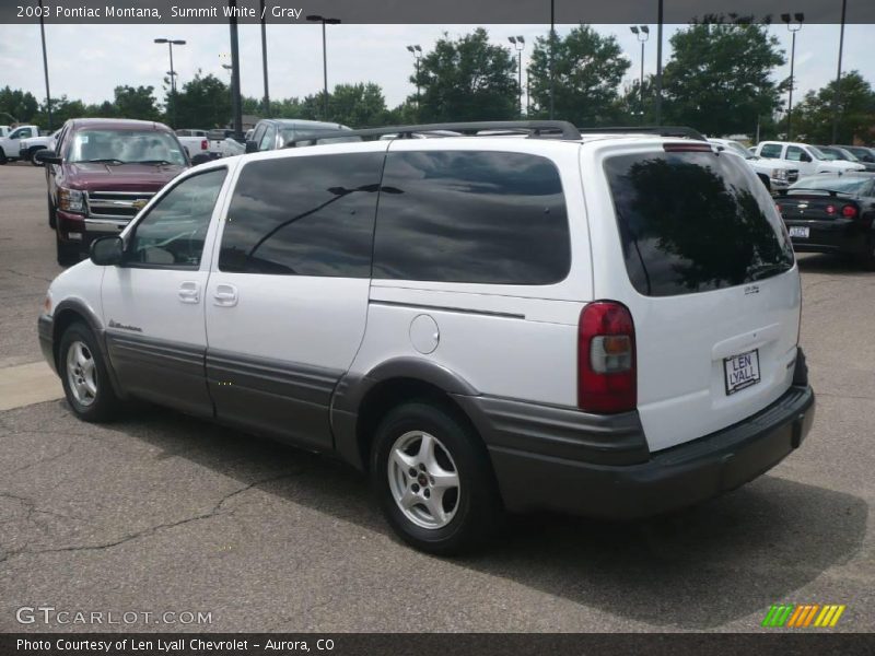 Summit White / Gray 2003 Pontiac Montana