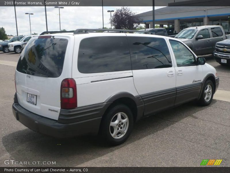 Summit White / Gray 2003 Pontiac Montana