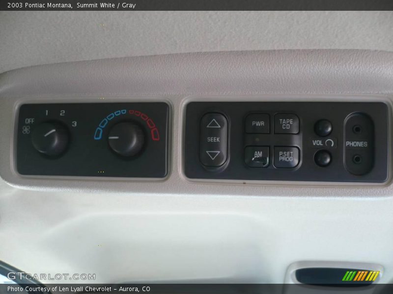 Summit White / Gray 2003 Pontiac Montana