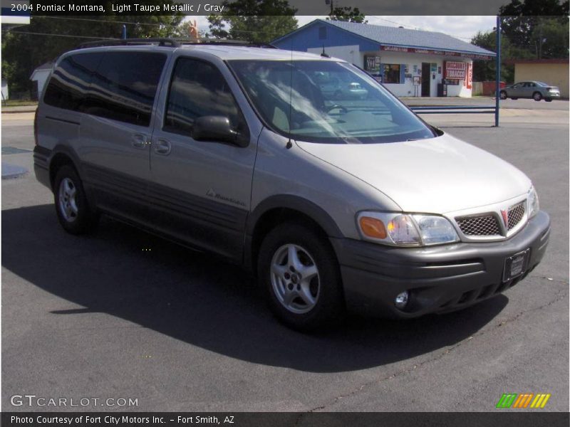 Light Taupe Metallic / Gray 2004 Pontiac Montana