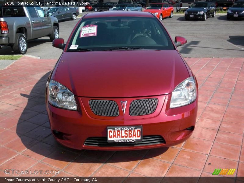 Performance Red / Ebony 2008 Pontiac G5 GT