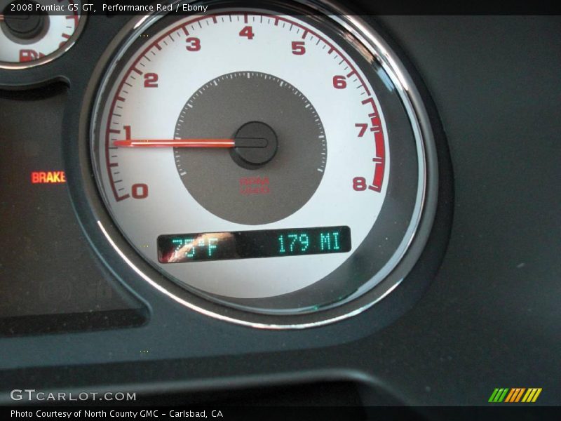 Performance Red / Ebony 2008 Pontiac G5 GT