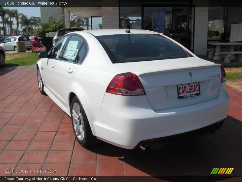 White Hot / Onyx 2008 Pontiac G8