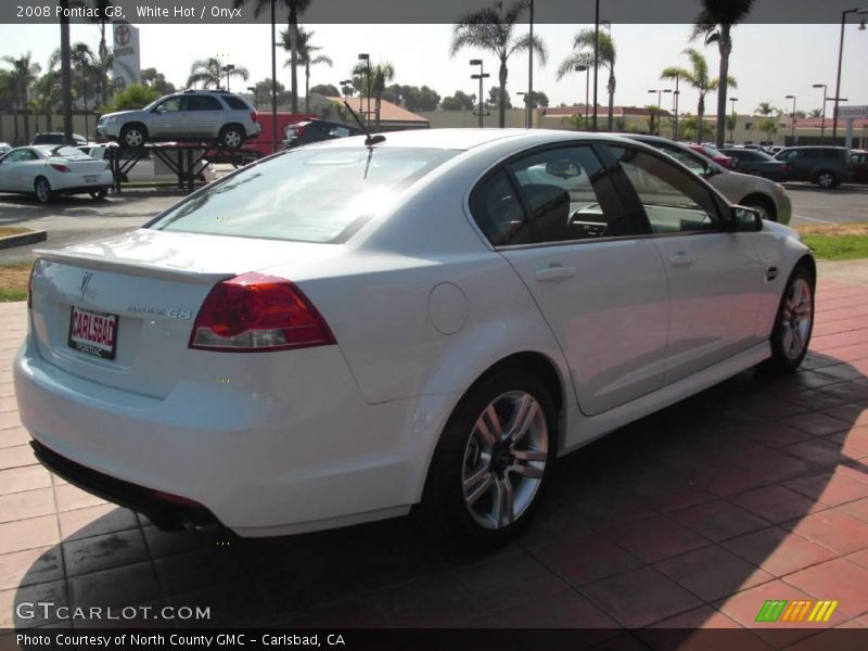 White Hot / Onyx 2008 Pontiac G8