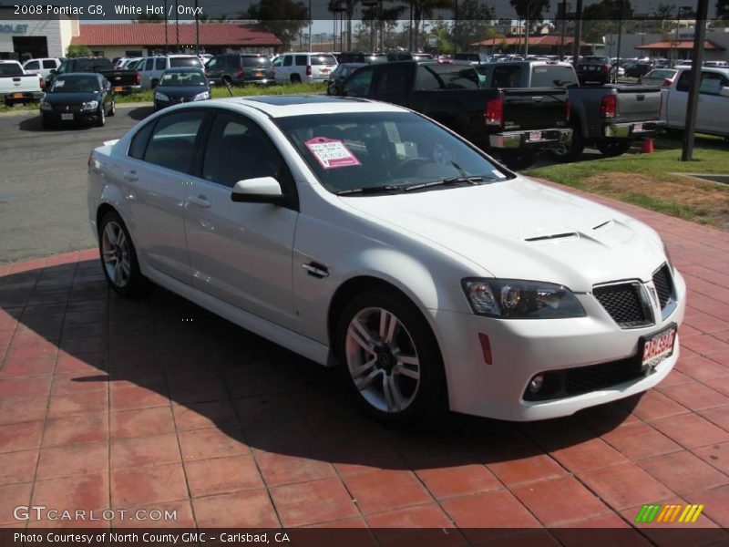 White Hot / Onyx 2008 Pontiac G8