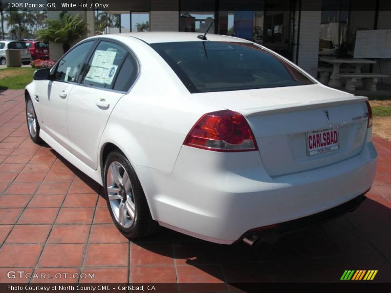 White Hot / Onyx 2008 Pontiac G8