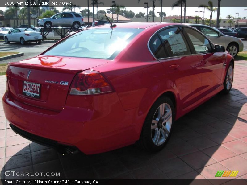 Liquid Red / Onyx 2008 Pontiac G8