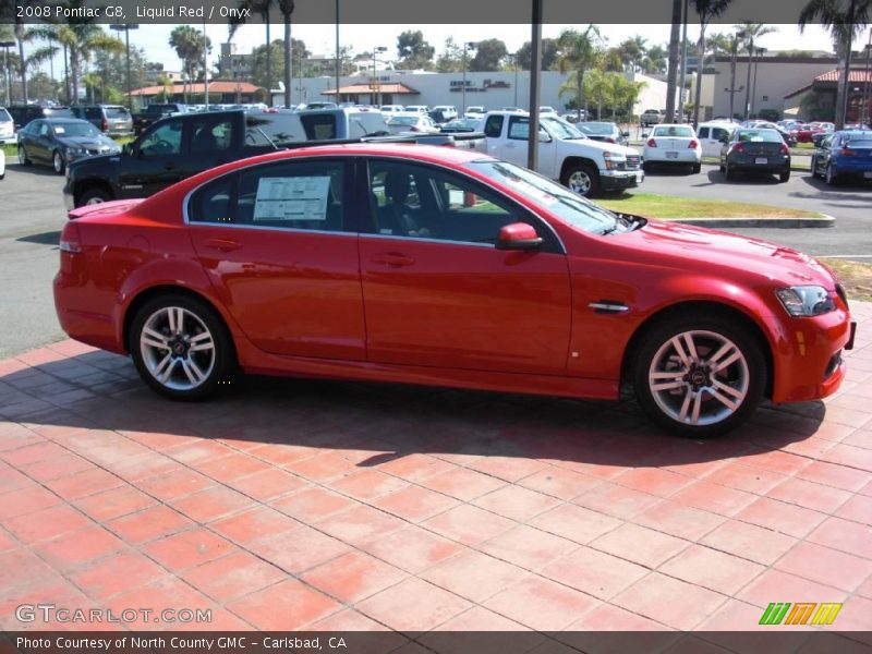 Liquid Red / Onyx 2008 Pontiac G8