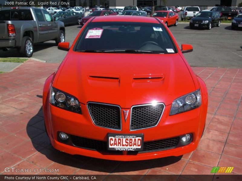 Liquid Red / Onyx 2008 Pontiac G8