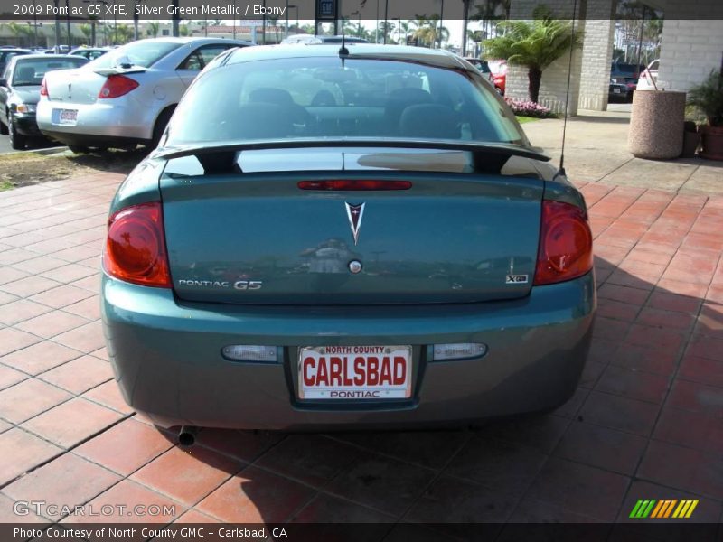 Silver Green Metallic / Ebony 2009 Pontiac G5 XFE